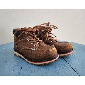 Stone Canyon Boys Brown Lace Up Boots Size: 9TB